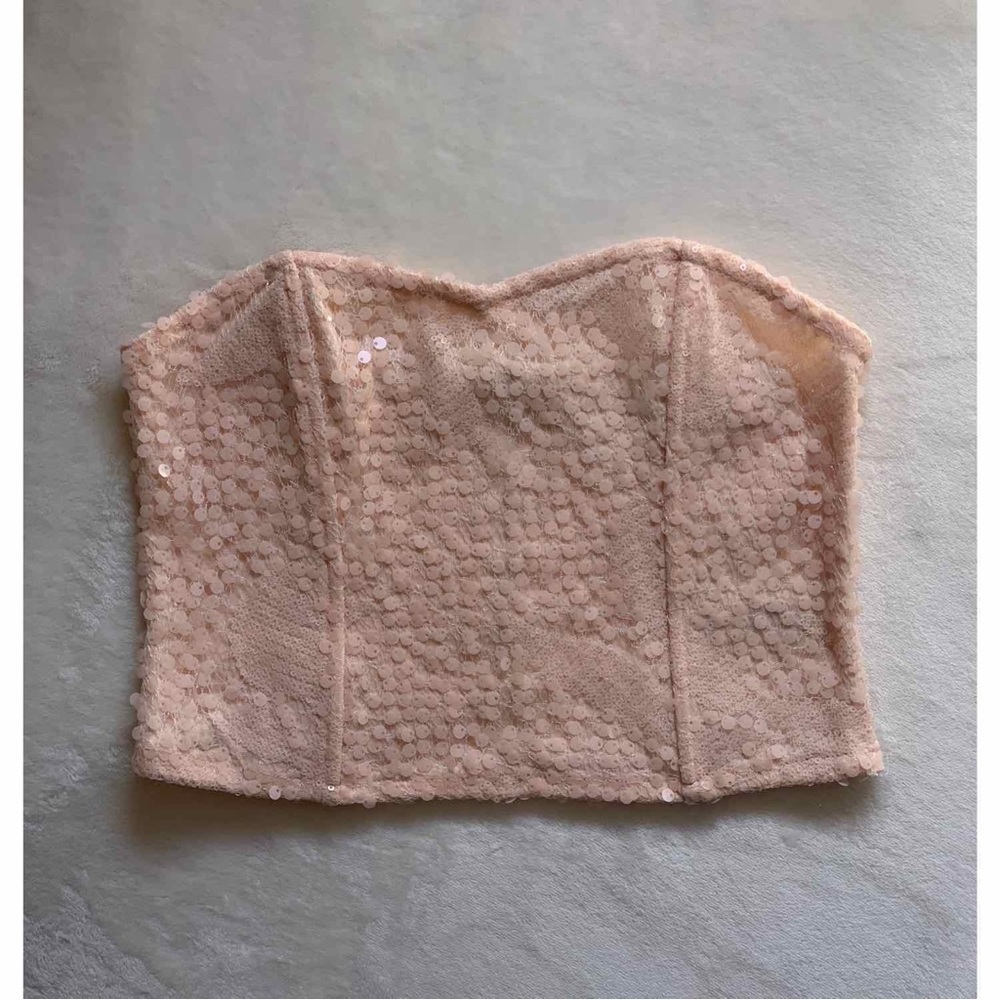 Forever 21 Sequin Corset Top